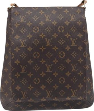 Louis Vuitton Musette Monogram Canvas Brown Canvas Handbag (Pre-Owned)