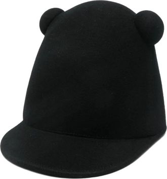 Henrik Vibskov Radar hoed met oordetail - Zwart