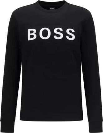 HUGO BOSS Salbo 1 Sweatshirt - Heren - Sweatshirts - Zwart - 2XL - Katoen - Hoodies & sweatvesten