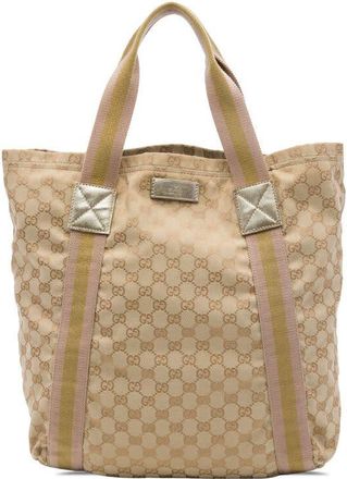 Gucci Pre-owned Gucci GG Canvas Web Tote Ladies 8NCXM7GLXGHTRS6O
