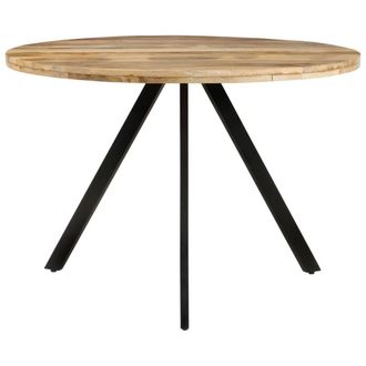 Berkfield Home Dining Table 110x75 cm Solid Wood Mango in Brown