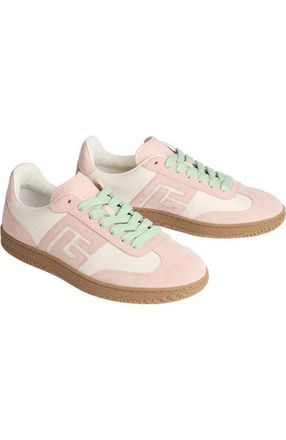 Balmain Swan trainers in smooth leather and suede in Multicolor at Nordstrom, Size 40