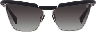 Balmain VICTOIRE Grey Gradient Cat Eye Ladies Sunglasses BPS-169 B 60