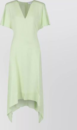 Stella McCartney knee length dress v neckline short sleeves