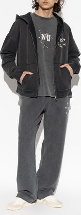 Duke and Dexter T-shirt With Print, Mens, Grey