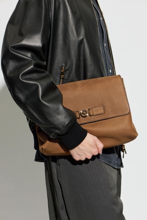 Versace Shoulder Bag Medusa Biggie, Mens, Brown