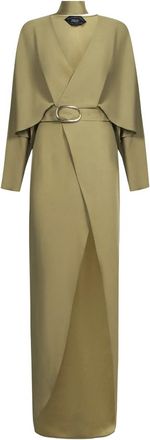 Taller Marmo Dunaway V-neck Belted Dress