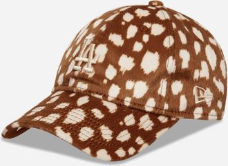 New Era LA Dodgers Animal Print 9TWENTY Adjustable Cap Dark Beige