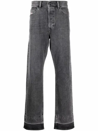 Diesel Jeans dritti D-Macs - Nero
