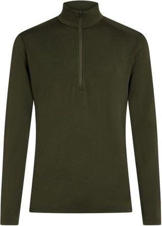 Icebreaker 260 Tech L/S Half Zip Merinounterw&auml;sche f&uuml;r Herren | oliv