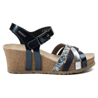 Mephisto Mephisto Lanny Leather Womens Hook and Loop Sandals - Navy - Size:UK 6.5
