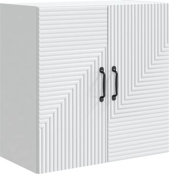 vidaXL Armario De Pared Blanco 59 X 31 X 60 Cm Madera De Ingenier&iacute;a Vidaxl