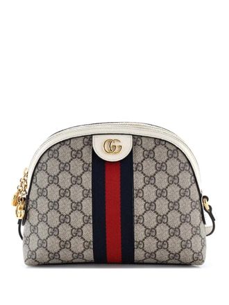 Gucci Ophidia Dome GG Coated Canvas Small shoulder bag - Marrone