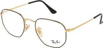 Ray-Ban 0RX6448 Eyeglasses - Black and Gold