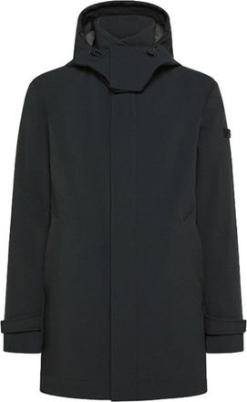 Peuterey Three-Layer Weather-Resistant Trench Coat With Detachable Hood