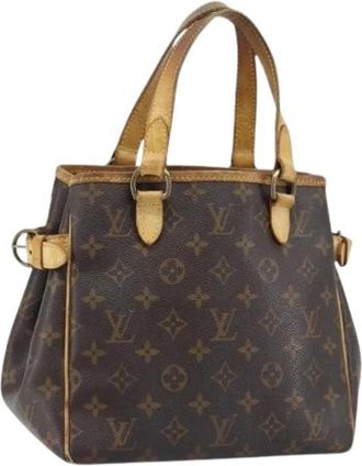 Louis Vuitton Pre-owned Vintage Monogram Tote Bag - Dames - Vintage Handtas - Bruin - ONE Size - Leer - Vintage