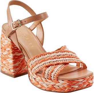 Marc Fisher Marc Fisher Ltd Juliey Leather-Trim Sandal