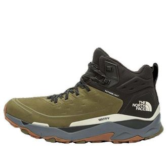 The North Face Vectiv Exploris Futurelight Mid Hiking Shoes Military Olive Tnf Black 5G39-WMB