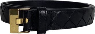 Bottega Veneta Intrecciato Weave Belt (Authentic Pre-Loved)