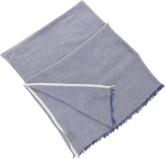 Herm&egrave;s Pre-owned Stole - Dames - Vintage Accessoires - Grijs - ONE Size - Katoen - Vintage
