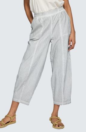 Luukaa D'Celli Anouk Garment-Dyed O-Shape Pants in Ash Grey at Nordstrom, Size 14