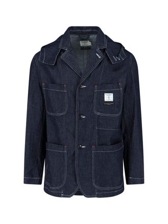 Roy Rogers Blue Denim Detachable Hood Jacket