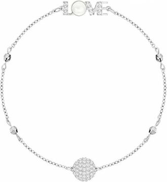 Swarovski Remix Strand Love Armband 5368071 - Heren - Accessoires - Grijs - Maat: ONE Size