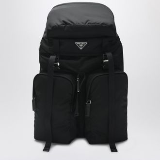 Prada Backpack in black Re-Nylon and Saffiano