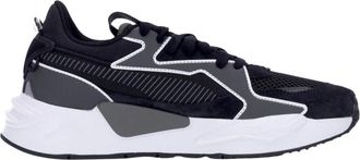 Puma Zwarte Sneaker met Running System - Heren - Sneakers - Zwart - 46 EU - Leer - Schoenen