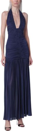 CHRISTOPHER ESBER Orion Gown - Dames - Avondkleed - Blauw - XS - Polyester - Kleedjes