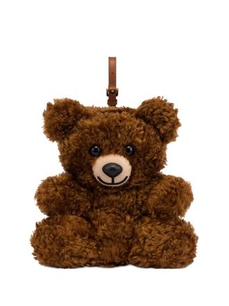 Moschino teddy zip handbag - Brown