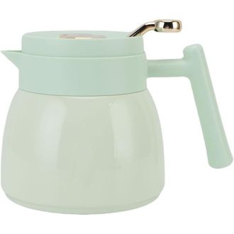 OEM Tetera Isot&eacute;rmica Con Filtro, 880 Ml, Acero Inoxidable, Dispensador De Bebidas (caf&eacute;, Agua, Etc.), Indicador De Temperatura Mec&aacute;nico, Color Verde. -cr