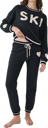 Chaser Heart Vintage Cool Joggers In True Black