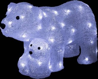 F&eacute;&eacute;ric Lights & Christmas F&eacute;&eacute;ric Lights And Christmas - Luz Exterior Oso H27cm 60 Led Con Panel Solar - Feeric Lights & Christmas