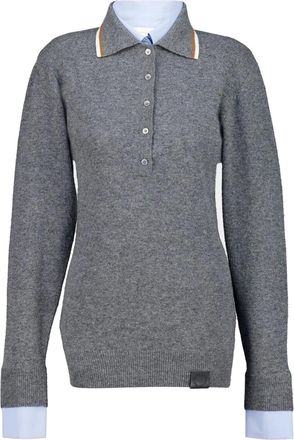 Stella McCartney Polo m&eacute;lange - Grigio