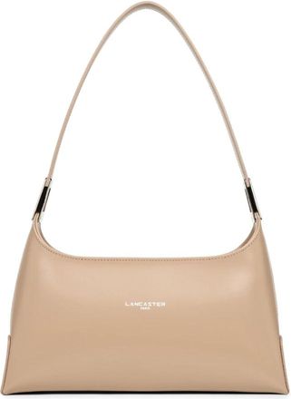 Lancaster Zipped Medium Handbag Suave Ace - Dames - Schoudertassen - Beige - ONE Size - Leer - Tassen