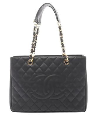 Chanel 2014 Grand Shopping tote bag - women - Caviar Leather - One Size - Black