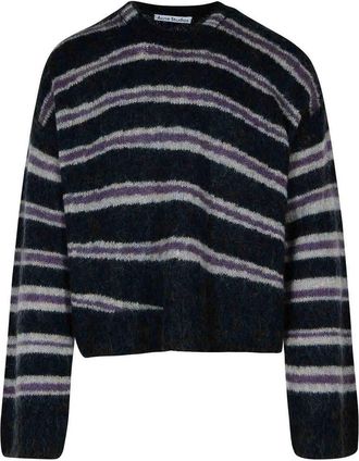 Acne Studios Grey Nylon Blend Sweater