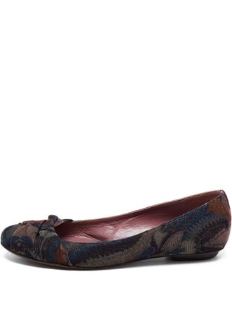 Missoni Ballerinas met geknoopt detail - Zwart