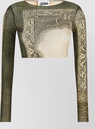 Jean Paul Gaultier the green cartouche top