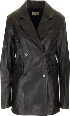 Loulou Studio Double Breasted Leather Jacket