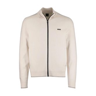 HUGO BOSS Hoodies & sweatvesten, Heren, Beige, L, Cardigans