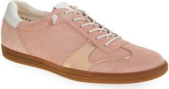 Paul Green Alison Sneaker in Rose Rosato Soft Suede at Nordstrom, Size 7Us