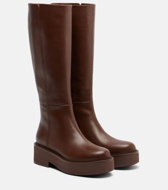 Gianvito Rossi Hiro leather knee-high boots
