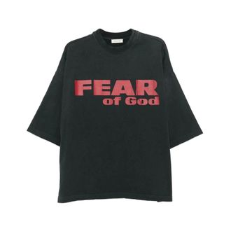 Fear of God T-Shirts, male, Black, XL, Relaxed Long-Sleeve Disciple Tee