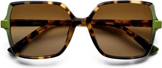 Etnia Barcelona Lesseps Polarized HVGR Womens Sunglasses Tortoiseshell Size 55