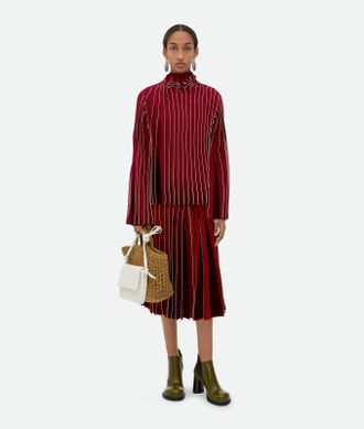 Bottega Veneta Viscose Frill Top - Bottega Veneta