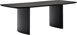 K Home Design Esstisch Litty 200 x 100 cm, mit schwarzem Finish