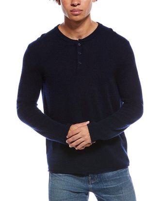 Amicale Cashmere Henley Cashmere Sweater