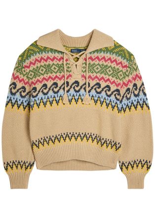 Polo Ralph Lauren Patterned Cotton-blend Jumper - Multicoloured 1 - S (UK8-10 / S)